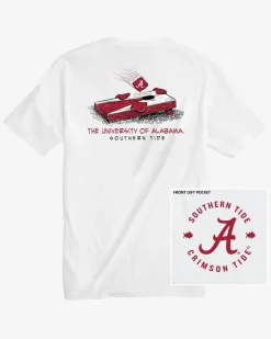 Alabama Crimson Tide Cornhole T-Shirt<Southern Tide Online