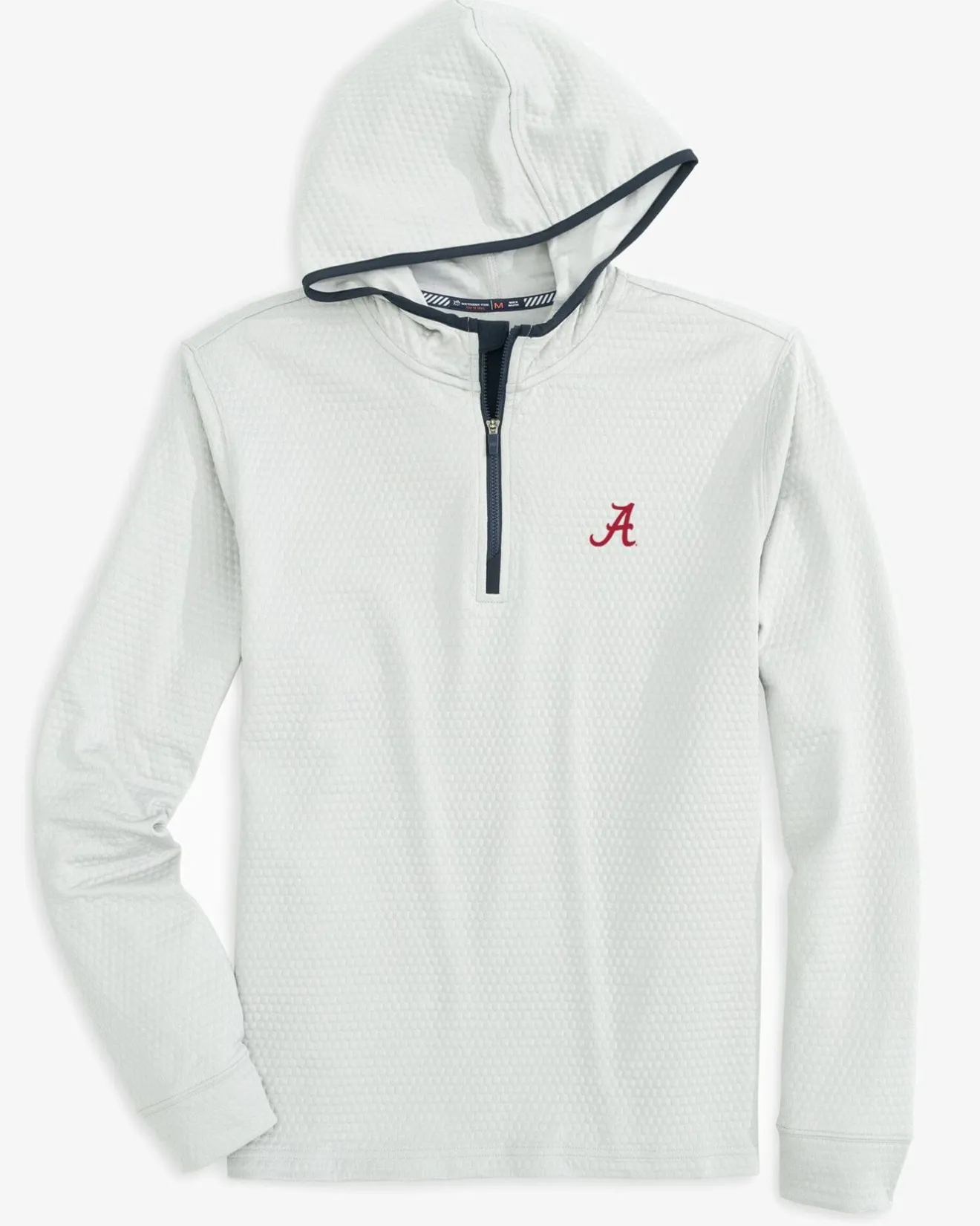 Alabama Crimson Tide Scuttle Heather Quarter Zip Hoodie<Southern Tide Clearance