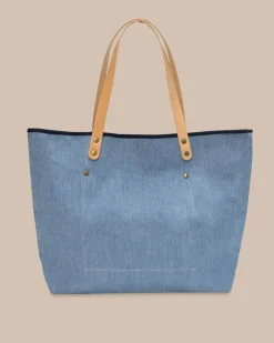 All Day Denim Tote<Southern Tide Discount