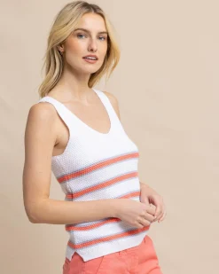 Alli Striped Sweater Tank<Southern Tide New