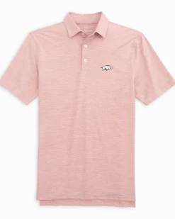Arkansas Razorbacks Driver Spacedye Polo Shirt<Southern Tide Shop