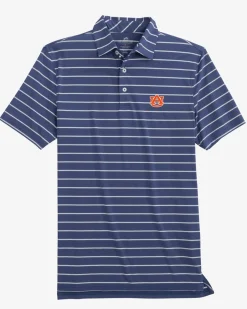 Auburn Tigers Brrr°®Eeze Desmond Stripe Polo<Southern Tide Best