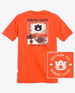 Auburn Tigers Fishing Flag T-Shirt<Southern Tide Shop