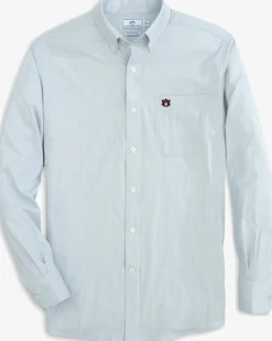 Auburn Tigers Gingham Button Down Shirt<Southern Tide Flash Sale