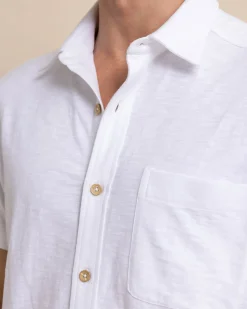 Beachcast Solid Knit Short Sleeve Sport Shirt<Southern Tide Shop