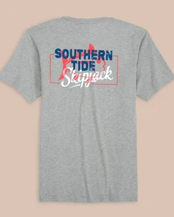 Boxy Skipjack Heather Short Sleeve T-Shirt<Southern Tide New