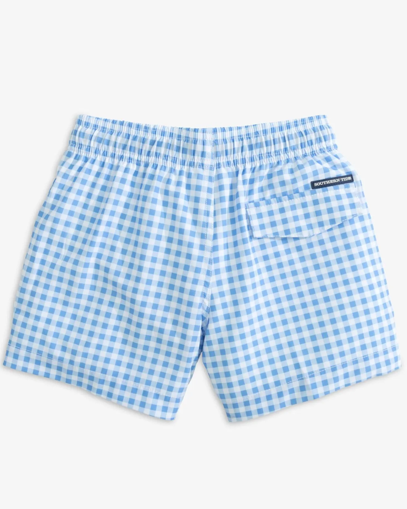 Boys Baldwin Gingham Printed Swim Trunk<Southern Tide Online