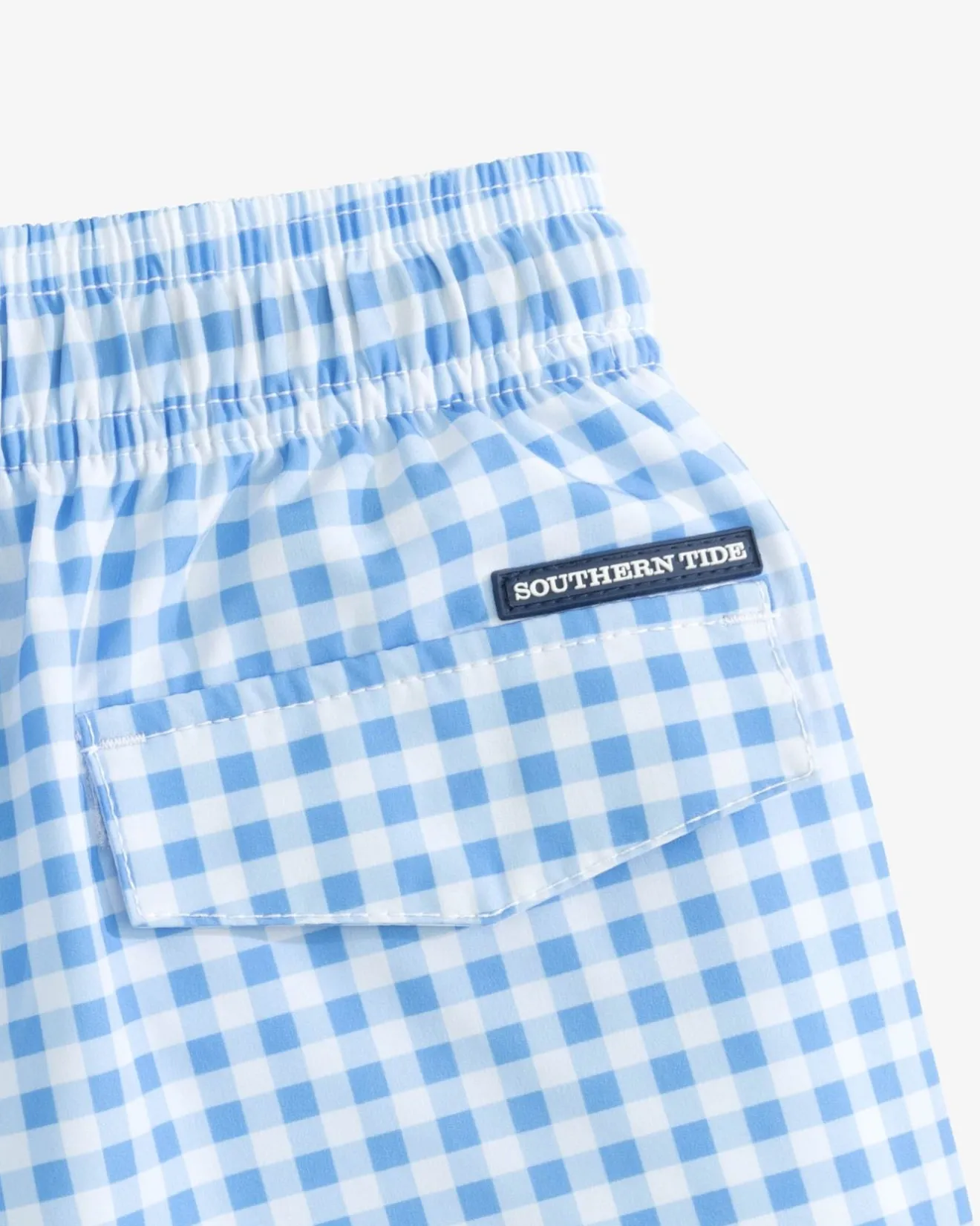 Boys Baldwin Gingham Printed Swim Trunk<Southern Tide Online