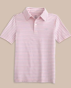 Boys Driver Carova Stripe Polo Shirt<Southern Tide Sale