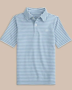 Boys Driver Carova Stripe Polo Shirt<Southern Tide Sale