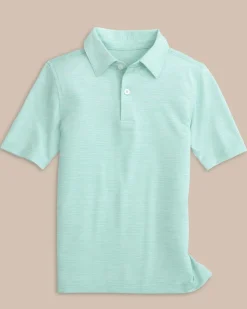 Boys Driver Spacedye Polo Shirt<Southern Tide Fashion