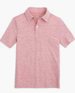 Boys Driver Spacedye Polo Shirt<Southern Tide Fashion