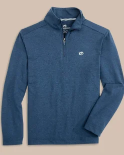 Boys Heather Cruiser Quarter Zip<Southern Tide Shop
