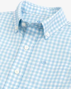 Boys Long Sleeve Hartwell Plaid Sport Shirt<Southern Tide Clearance