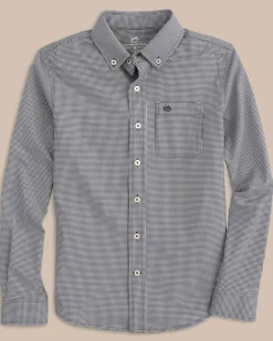 Boys Mini Gingham Intercoastal Button Down Shirt<Southern Tide Fashion