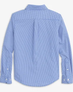Boys Mini Gingham Intercoastal Button Down Shirt<Southern Tide Fashion