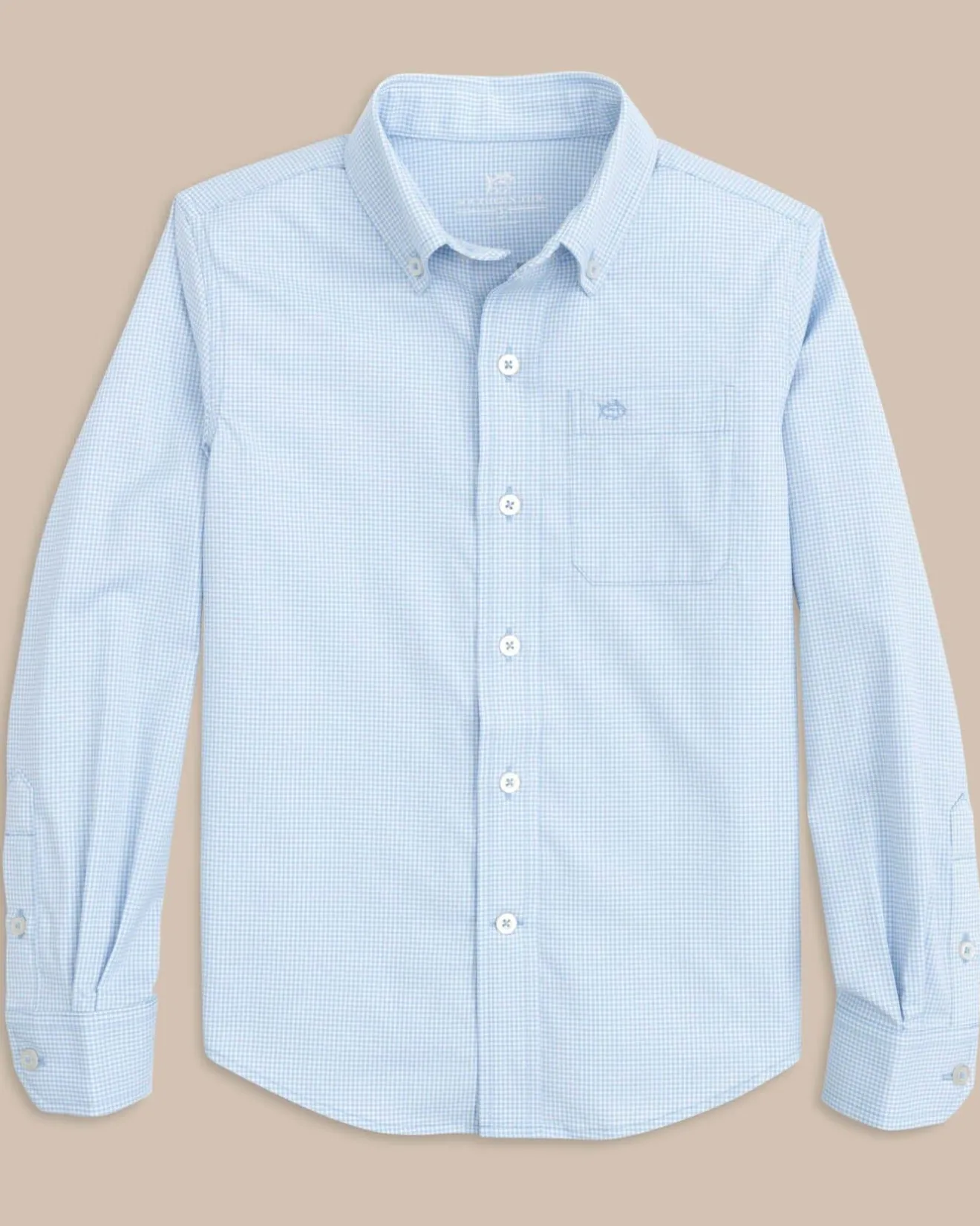 Boys Mini Gingham Intercoastal Button Down Shirt<Southern Tide Fashion