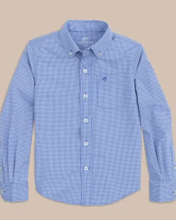 Boys Mini Gingham Intercoastal Button Down Shirt<Southern Tide Fashion