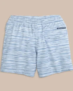 Boys Ocean Water Stripe Swim Trunk<Southern Tide Fashion