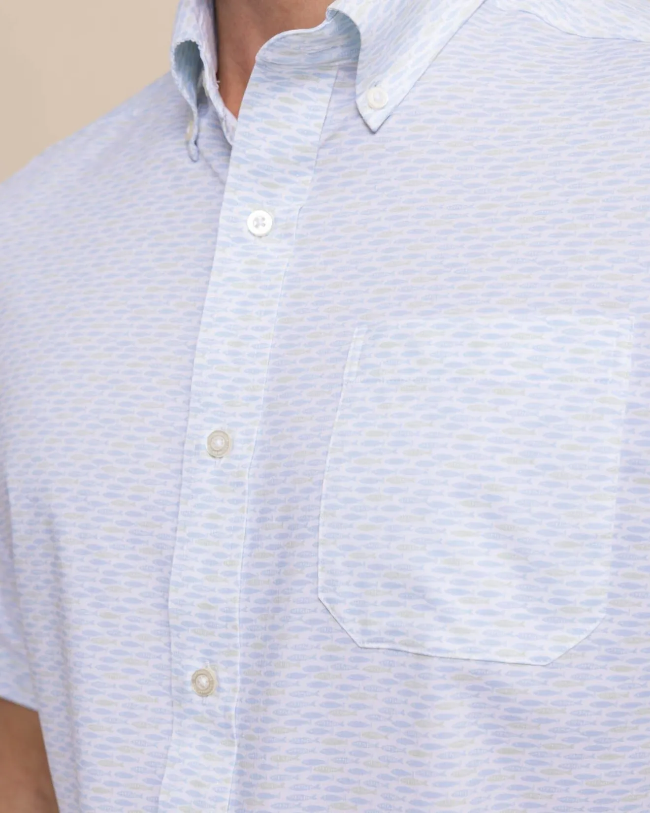 Brrr° Intercoastal Casual Water Short Sleeve Sport Shirt<Southern Tide Discount