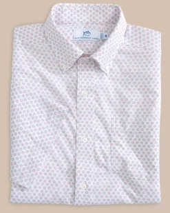 Brrr° Intercoastal Floral To See Short Sleeve Sport Shirt<Southern Tide Cheap