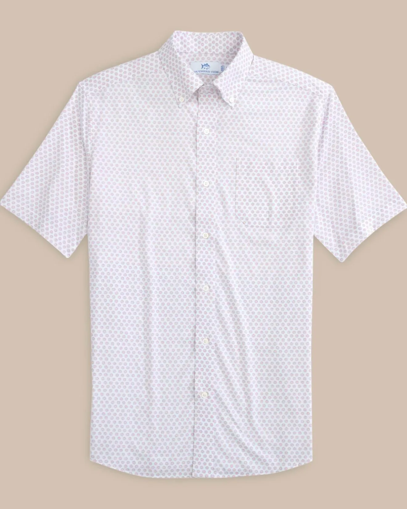 Brrr° Intercoastal Floral To See Short Sleeve Sport Shirt<Southern Tide Cheap