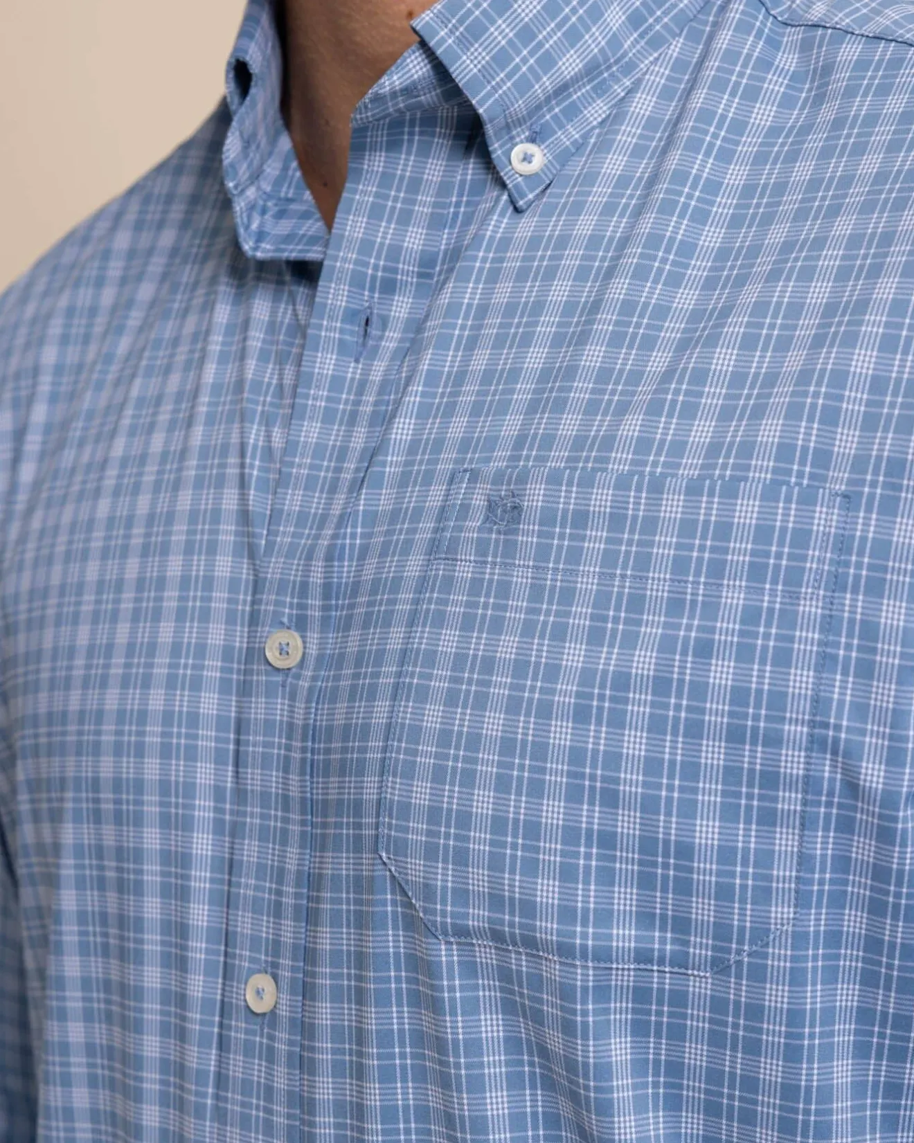 Brrr° Intercoastal Pettigru Plaid Long Sleeve Sport Shirt<Southern Tide Fashion