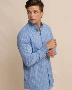 Brrr° Intercoastal Pettigru Plaid Long Sleeve Sport Shirt<Southern Tide Fashion