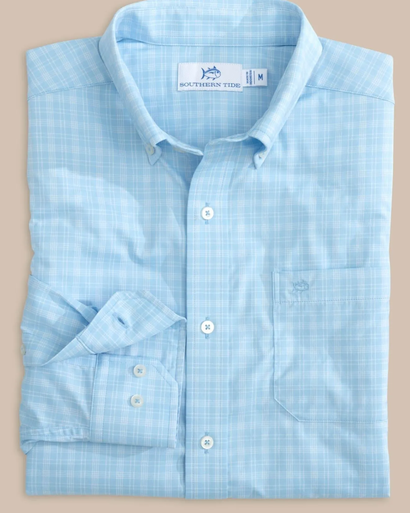 Brrr° Intercoastal Pettigru Plaid Long Sleeve Sport Shirt<Southern Tide Fashion