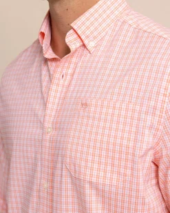 Brrr° Intercoastal Poinsett Plaid Long Sleeve Sport Shirt<Southern Tide Fashion