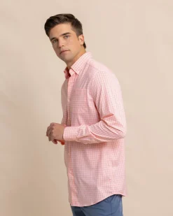 Brrr° Intercoastal Poinsett Plaid Long Sleeve Sport Shirt<Southern Tide Fashion
