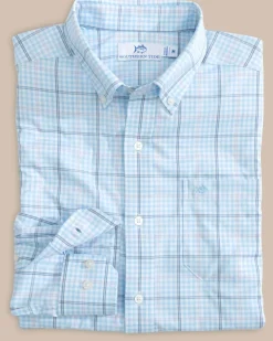 Brrr° Intercoastal Rainer Check Long Sleeve Sport Shirt<Southern Tide Sale
