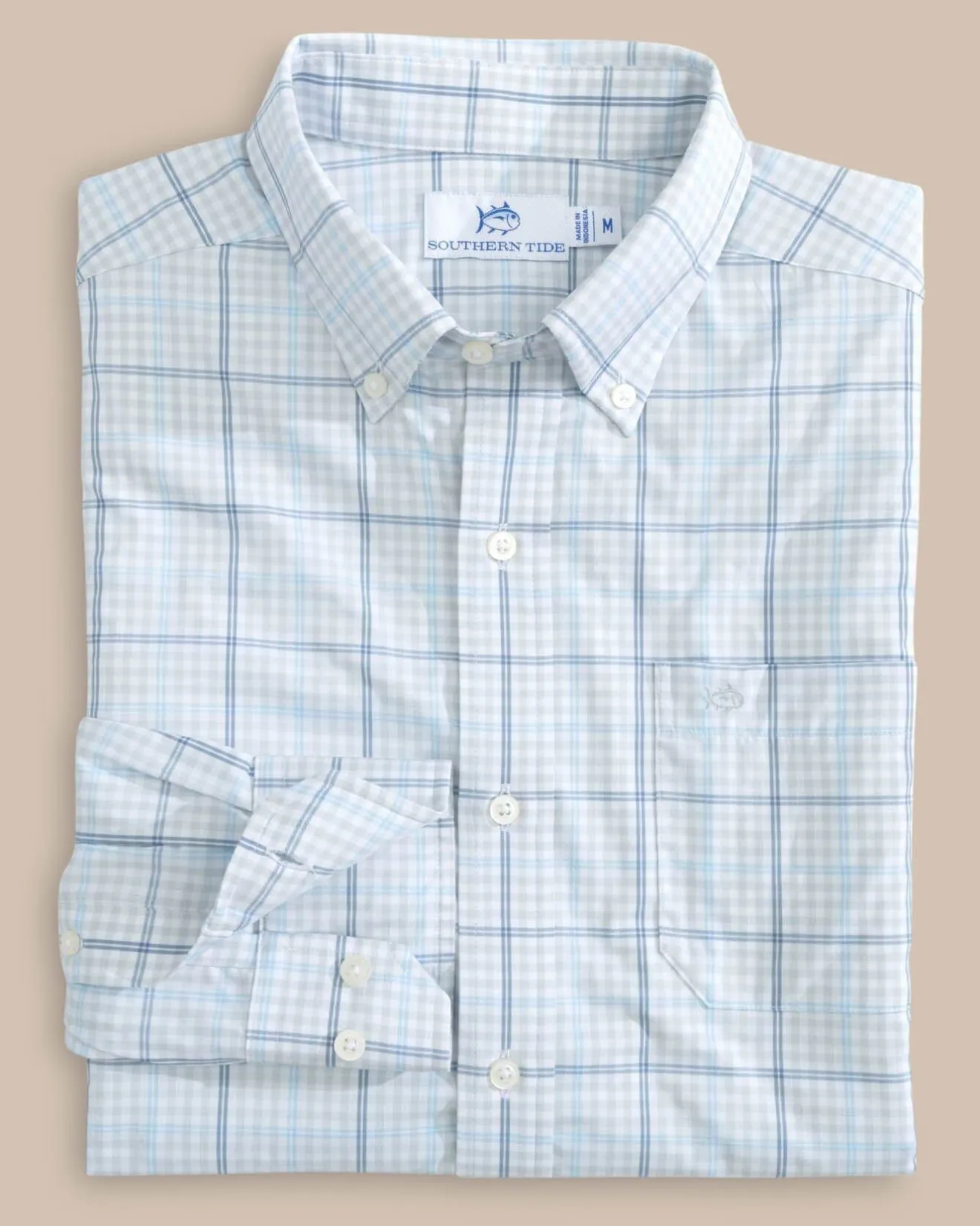 Brrr° Intercoastal Rainer Check Long Sleeve Sport Shirt<Southern Tide Sale