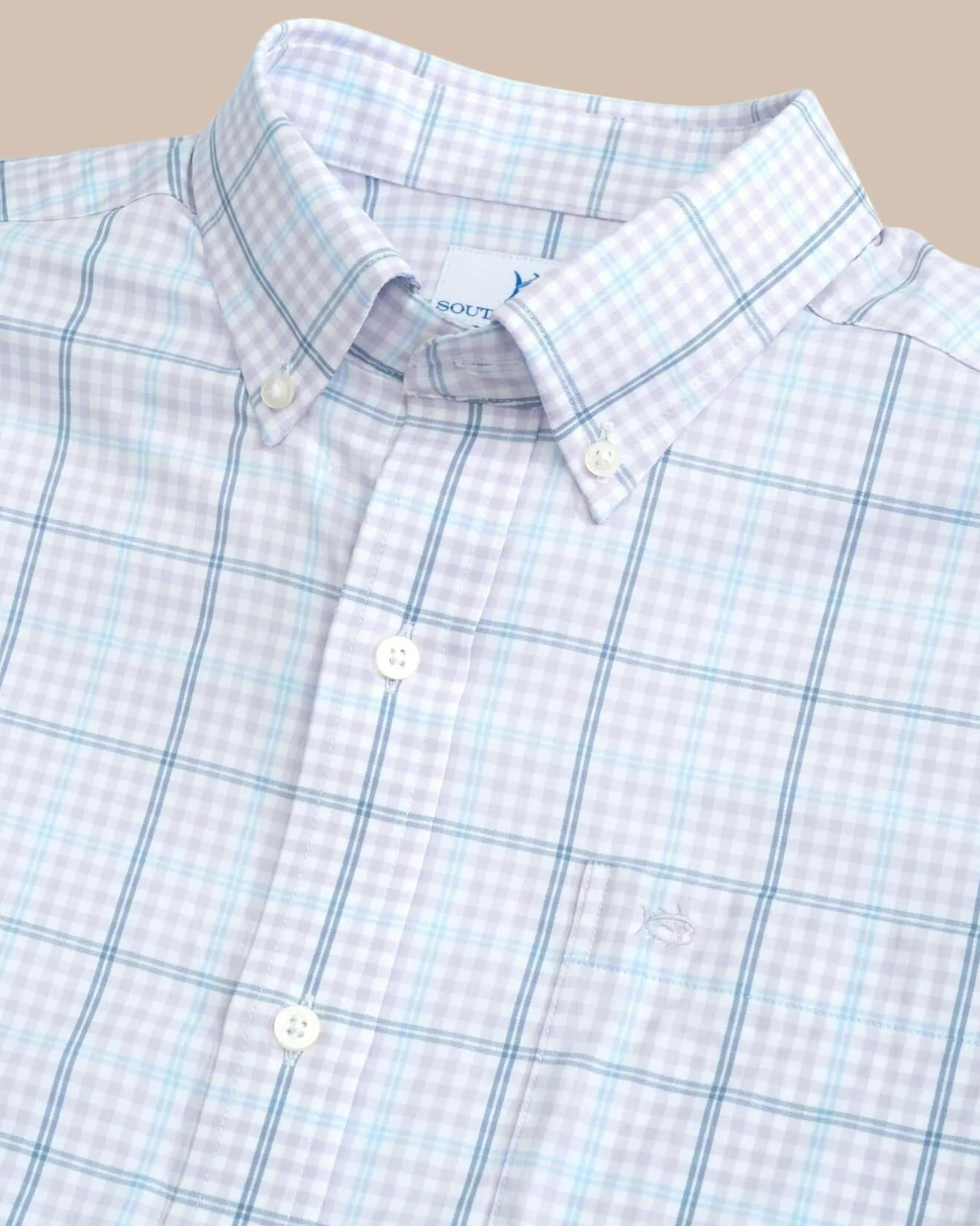 Brrr° Intercoastal Rainer Check Long Sleeve Sport Shirt<Southern Tide Sale