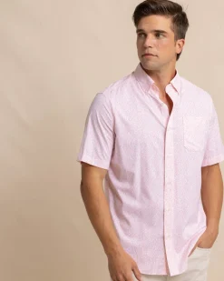 Brrr° Intercoastal That Floral Feeling Short Sleeve Sport Shirt<Southern Tide Best Sale