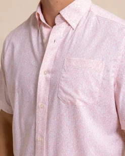 Brrr° Intercoastal That Floral Feeling Short Sleeve Sport Shirt<Southern Tide Best Sale