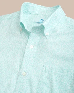 Brrr° Intercoastal That Floral Feeling Short Sleeve Sport Shirt<Southern Tide Best Sale