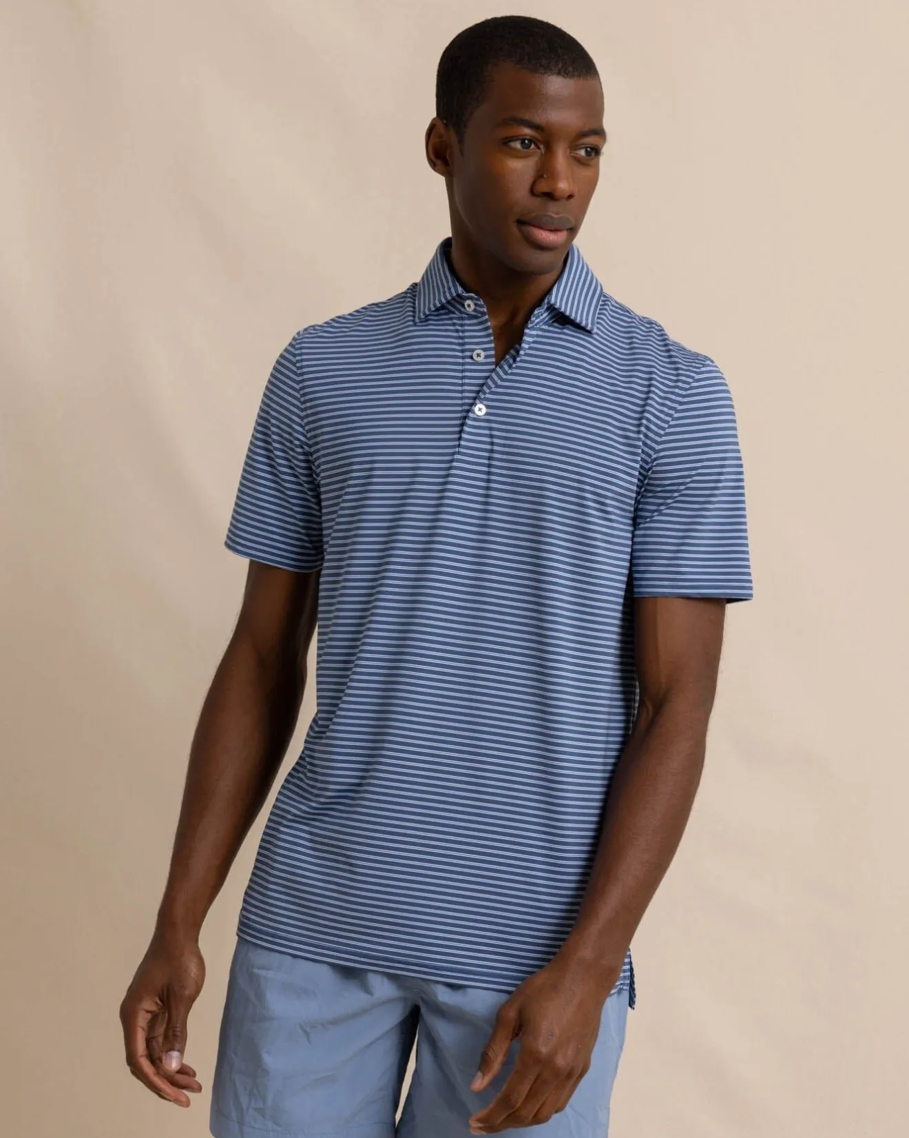 Brrr°-Eeze Beattie Stripe Performance Polo<Southern Tide Store