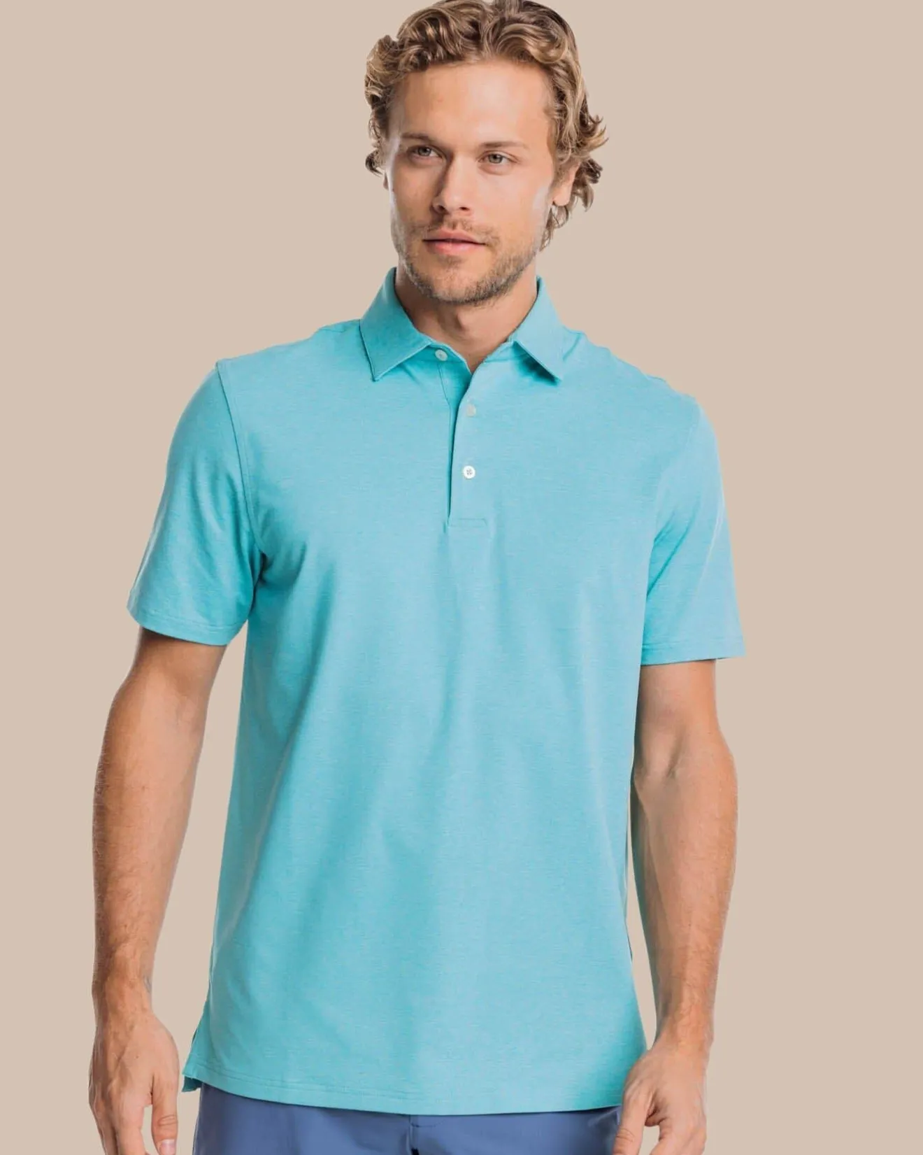 Brrr°®-Eeze Heather Performance Polo Shirt<Southern Tide Online