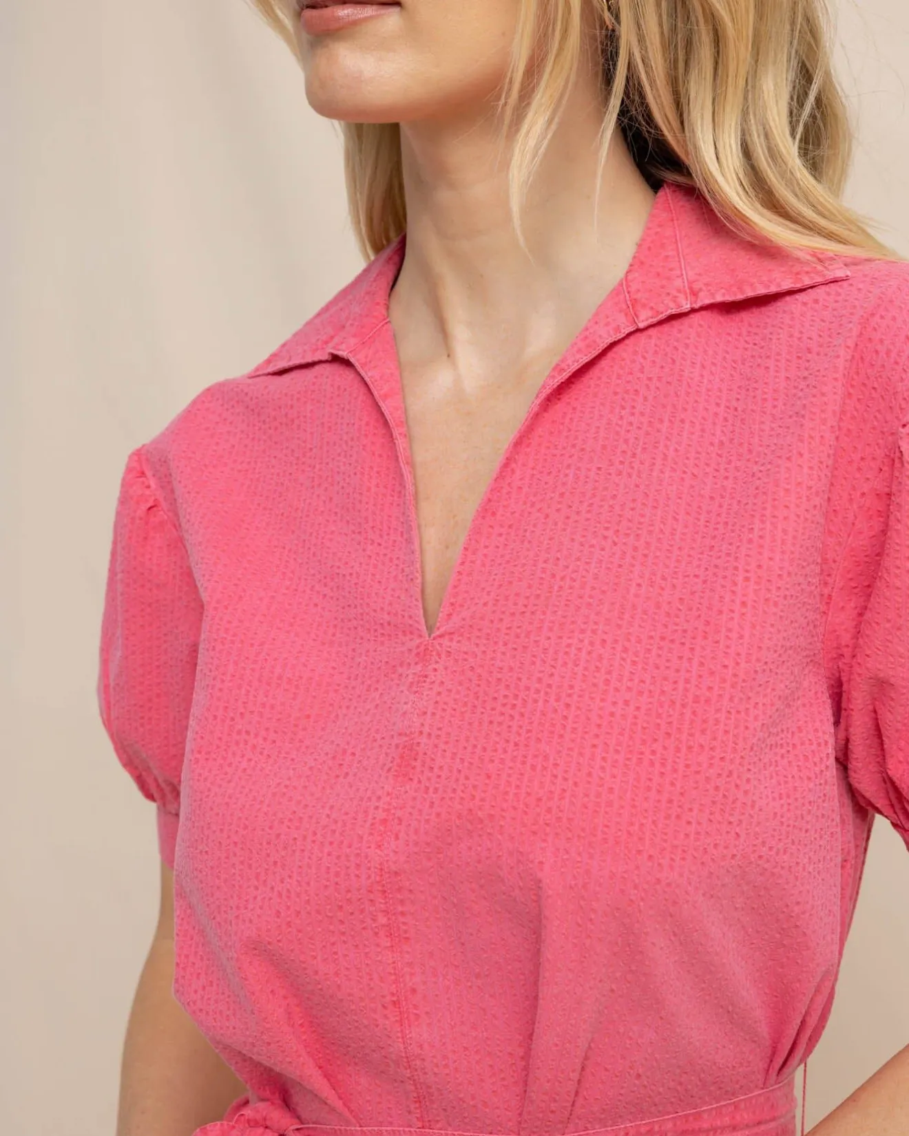Calan Washed Seersucker Dress<Southern Tide New