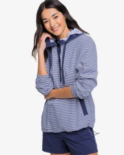 Calie Skip Stripe Popover<Southern Tide Best