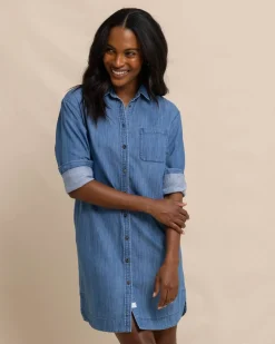 Cam Denim Dress<Southern Tide Online