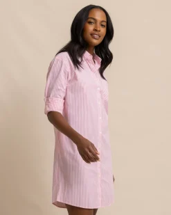 Cam Stripe Poplin Dress<Southern Tide Best Sale