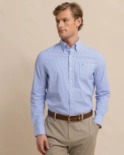 Charleston Granby Stripe Long Sleeve Sport Shirt<Southern Tide Flash Sale
