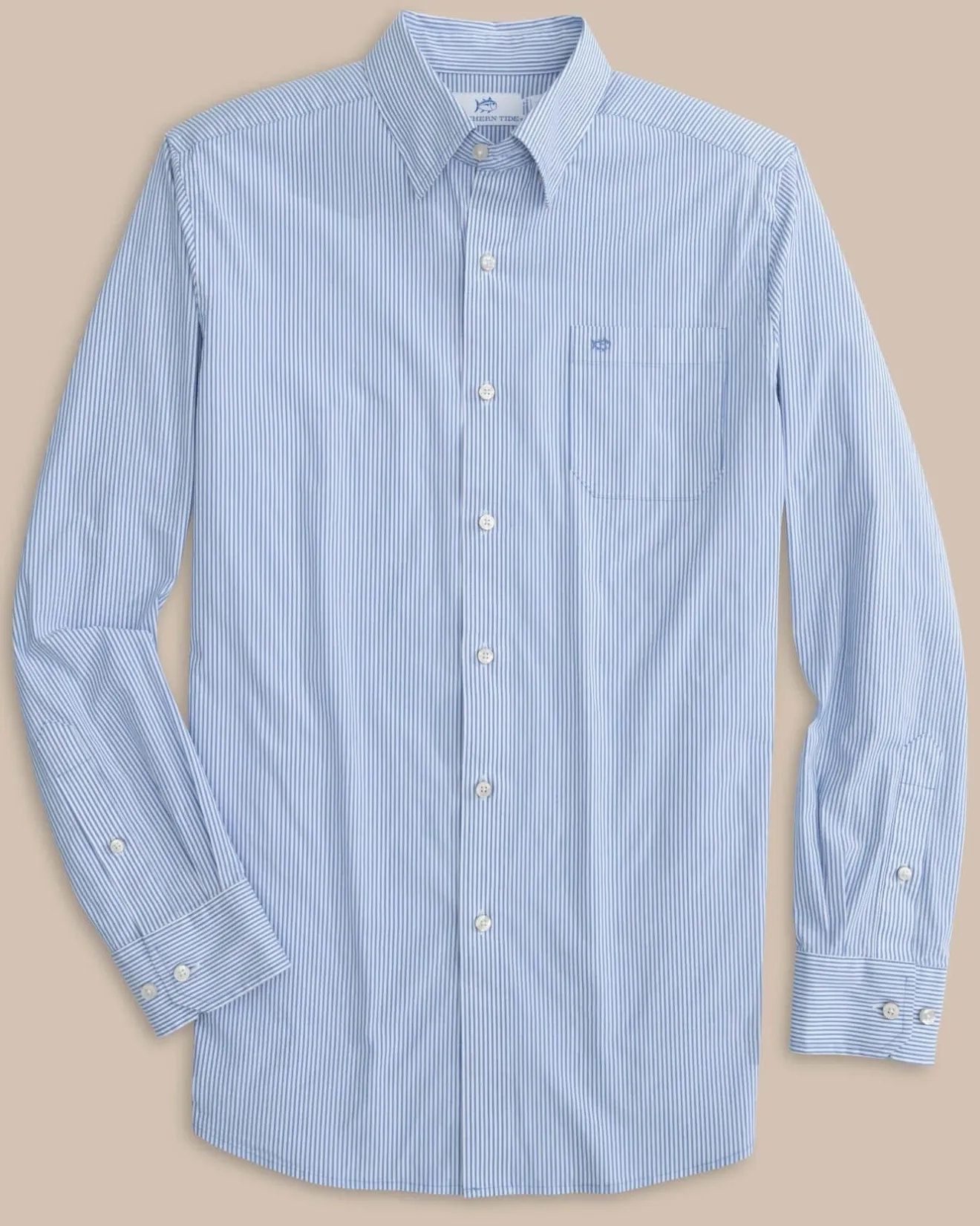 Charleston Granby Stripe Long Sleeve Sport Shirt<Southern Tide Flash Sale