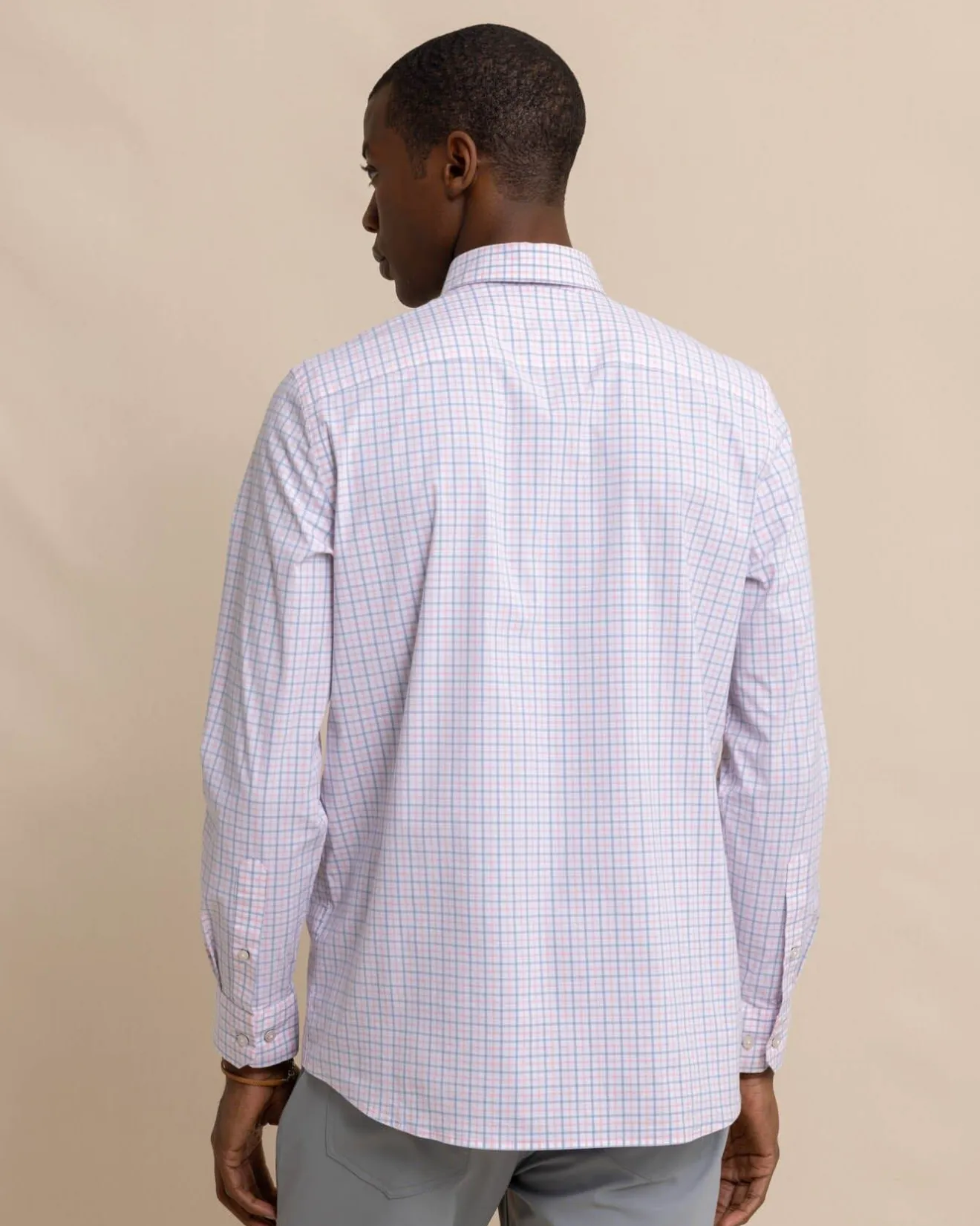 Charleston Larkin Check Long Sleeve Sport Shirt<Southern Tide Cheap
