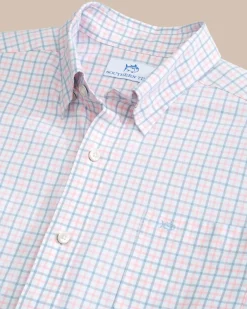 Charleston Larkin Check Long Sleeve Sport Shirt<Southern Tide Cheap