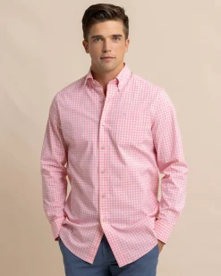 Charleston Roanoke Check Long Sleeve Sport Shirt<Southern Tide Hot