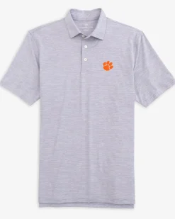Clemson Tigers Driver Spacedye Polo Shirt<Southern Tide Best Sale