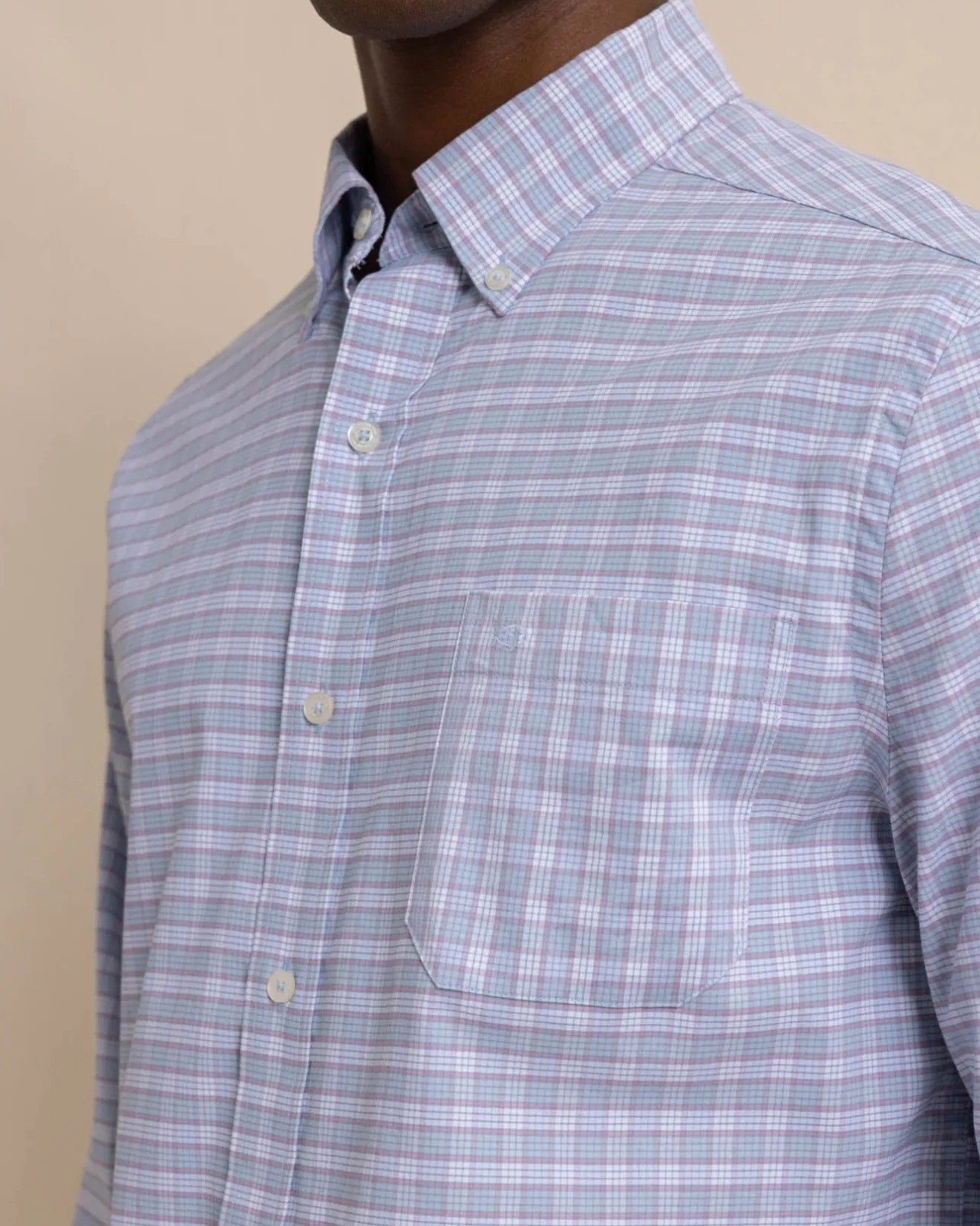 Coastal Passage Trailside Plaid Long Sleeve Sport Shirt<Southern Tide Online